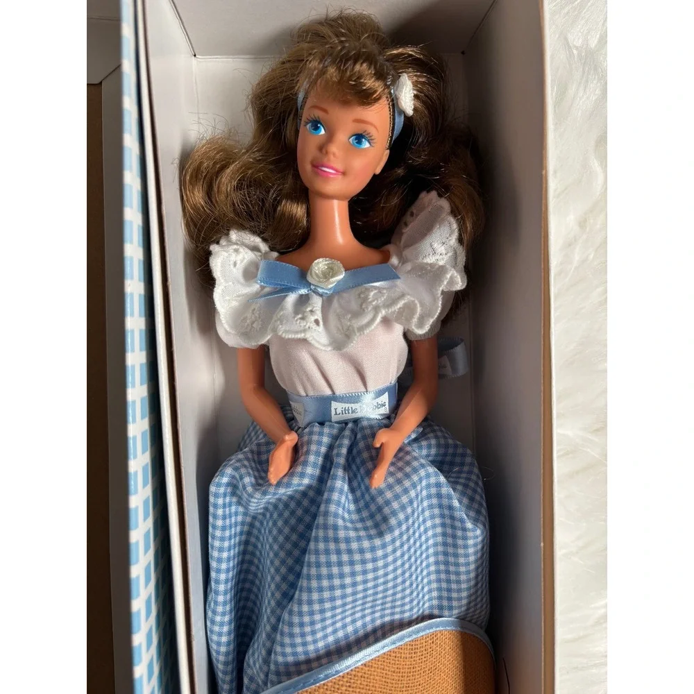 Mattel Little Debbie Barbie Collector Edition 1992 Blue‎ Gingham Vintage Doll